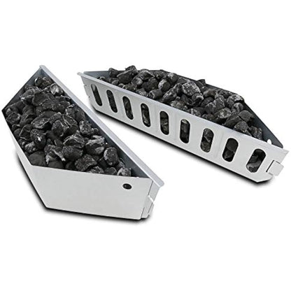Denmay 7403 Charcoal Basket Briquet Holders for Weber 57CM Kettle Grills, Weber One Touch and Master Touch Charcoal Grill, Char-Basket Charcoal Holders BBQ Grill Accessories, 2 Pack