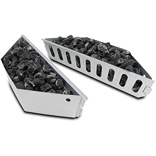 Denmay 7403 Charcoal Basket Briquet Holders for Weber 57CM Kettle Grills, Weber One Touch and Master Touch Charcoal Grill, Char-Basket Charcoal Holders BBQ Grill Accessories, 2 Pack