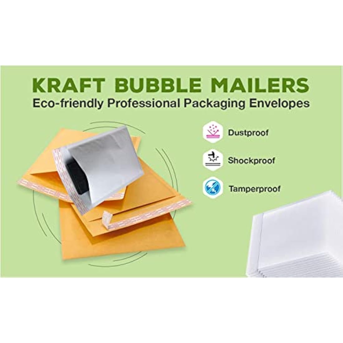 NaXew Padded Envelopes A5, with Easy Tear Strip Peel + Seal Bubble Mailer Bags Postal Wrap Envelope Cushioned Protective Packaging 150 x 215 mm (White A5, 10pcs)
