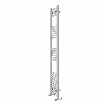 Warmehaus Curved Bathroom Heated Towel Rail Radiator Chrome 1600x300mm