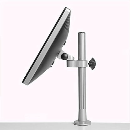 ThingyClub Monitor Desk Mount Bracket stand Arm for 10"-30" LCD LED Screens, Max VESA 100x100mm up to 8kg(17.6lbs) Weight Capacity (Single-No Arm)