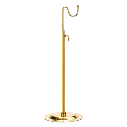 sourcing map Purse Display Stand Adjustable Tabletop Single Hook Handbag Rack Stainless Steel Bag Holder for Retail Boutique Store - Gold