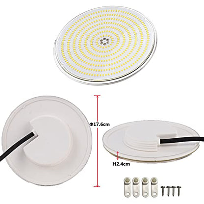 LyLmLe LED Swimming Pool Light Resin Filled, 35W PAR56 Submersible Underwater Lamp (Equivalent 300W Halogen Bulbs), Super Bright Spotlight, 1200lm,