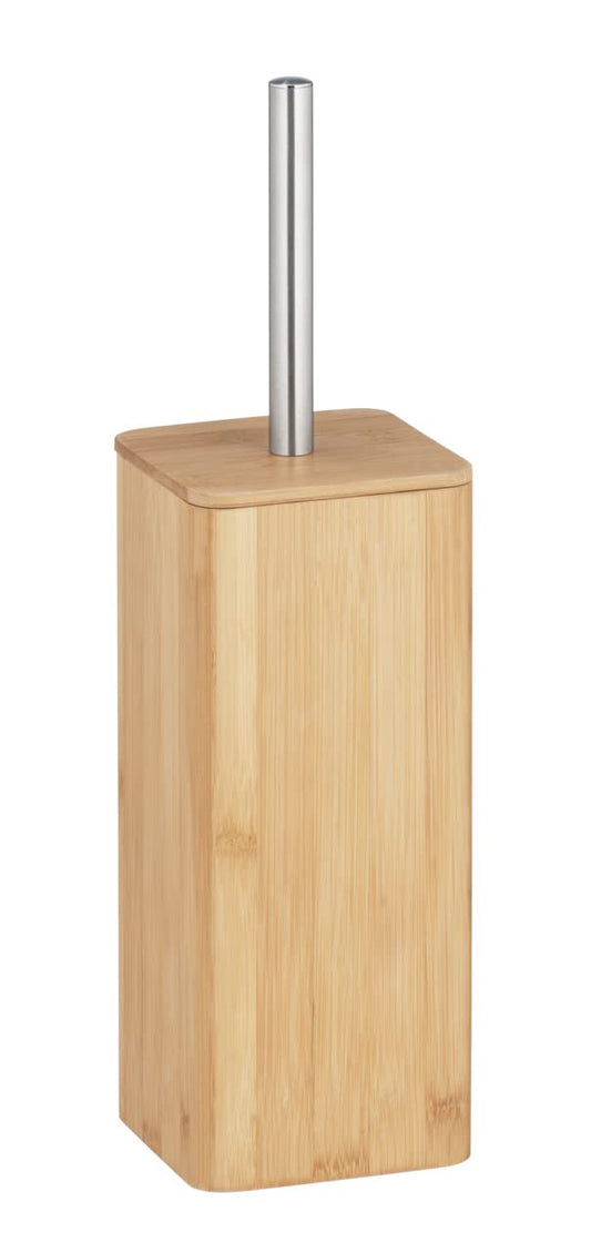 Wenko Bambusa Toilet Brush, Metal, Wood, 37.5 x 11 x 11 cm