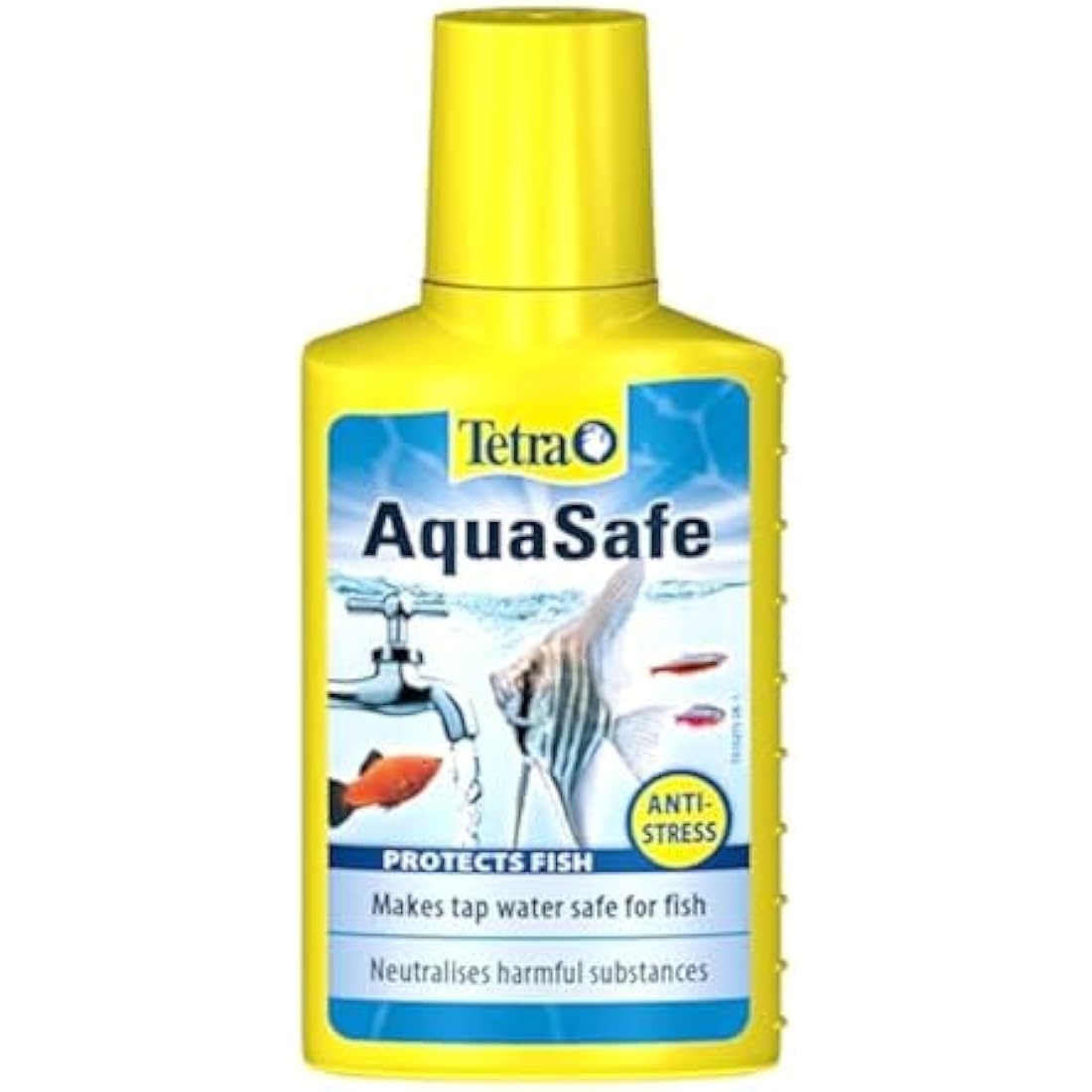 Tetra AquaSafe to Turn Tap Water into Safe and Healthy Water for Fish and Plants, 100 ml
