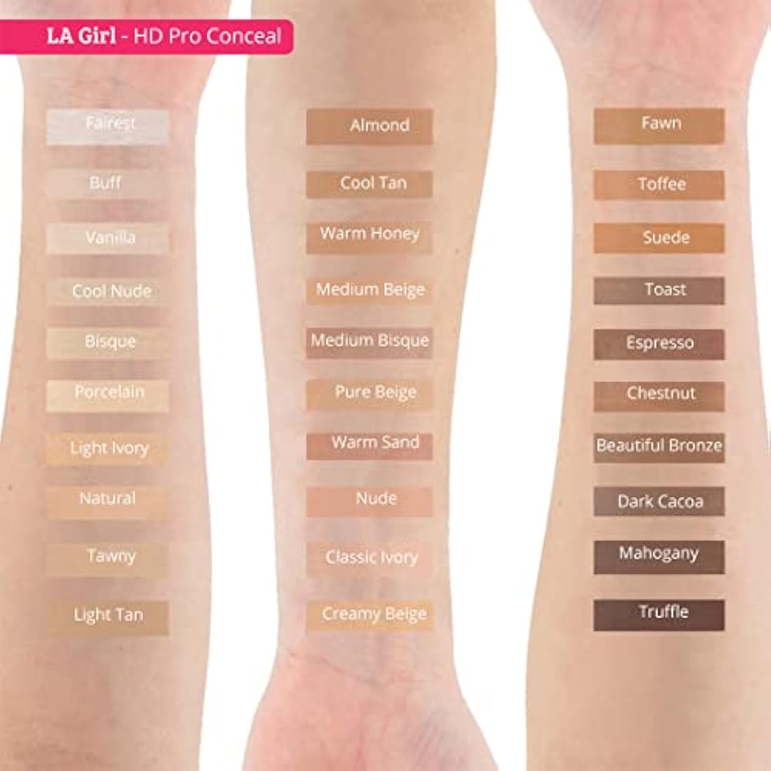 L.A. Girl Cosmetics Pro Conceal HD Concealer, Beautiful Bronze 8 g