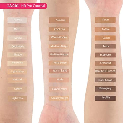 L.A. Girl Cosmetics Pro Conceal HD Concealer, Medium Bisque 8 g