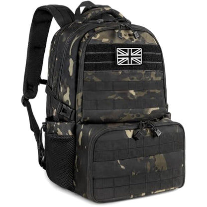 Jueachy Military Tactical Backpack 30/35/40L Army Assult Camouflage Hunting Rucksack Molle 3 Day Large Rucking Backpack for Outdoor Sports Trekking Hiking Travel Camping