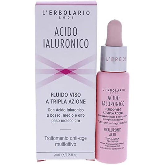 L'Erbolario Hyaluronic Acid Face Fluid Triple Action