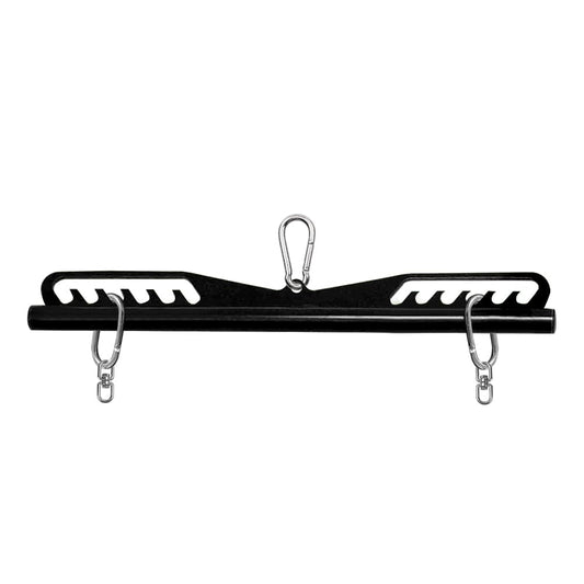 LAT Pull down Bar Accessories Straight Handle spacing Adjustable, Cable Machine Attachment for Pulley System,Weight Fitness Body Training and Strength