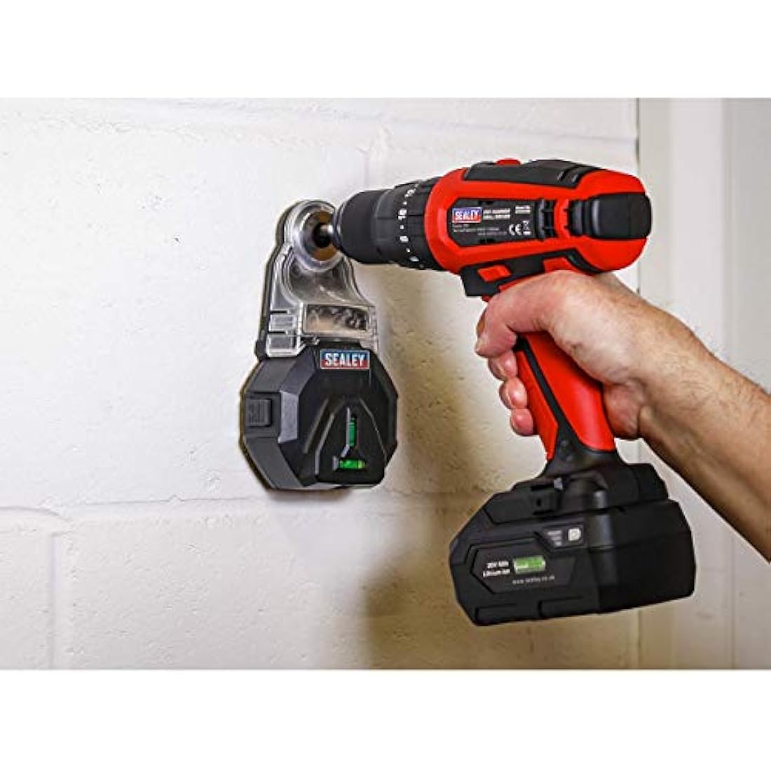 Sealey Vacuum Drill Dust Extractor 3.7V - DDE01, Black