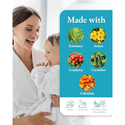 Kids Shampoo and Body Wash - Original Sprout Hair & Body Babywash - 2-in-1 Adults & Kids Bath Wash with Calendula, Rosemary, Arnica & Other Botanicals for Clean Hair & Supple Skin - 946ml