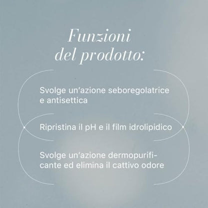 Monacelli Inphinity Cleansing cream Purifying 250ml for oily scalp and heavy hair Concentrated cleansing cream with highly purifying acid pH