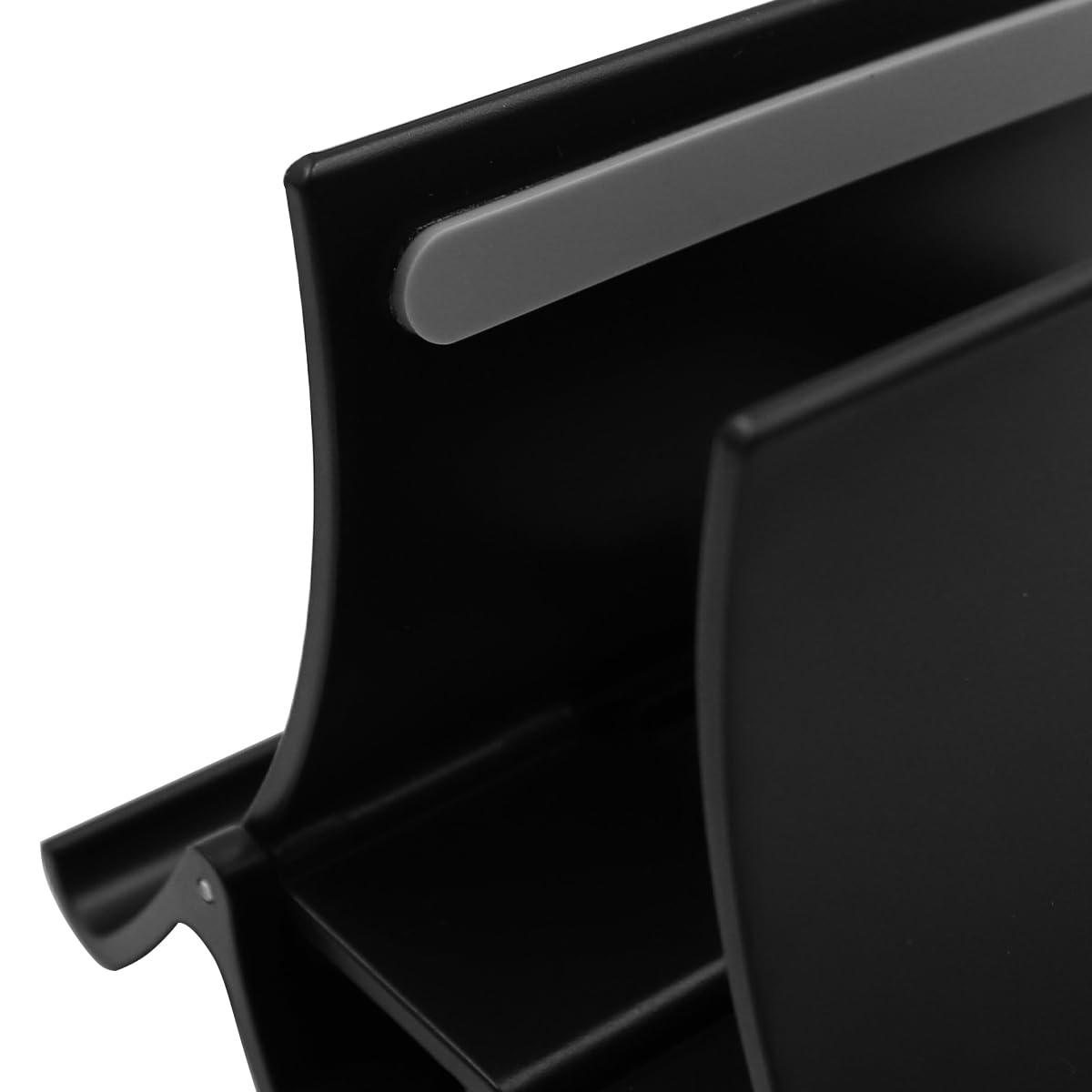 Sarini Vertical Laptop Stand Vertical Automatic Gravity Lock Clamping Range 0-38 mm for MacBook Air/Pro Dell Lenovo Thinkpad Notebook iPad Laptop