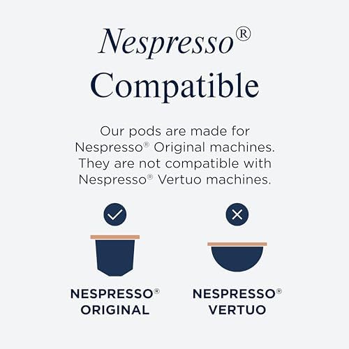 CafePod Lungo Decaf Coffee Pods - Compatible with Nespresso Coffee Machine, Intensity 9 with Chocolate Caramel Brownie Notes - Rainforest Alliance Sourced - Brunch Blend 180 Capsules
