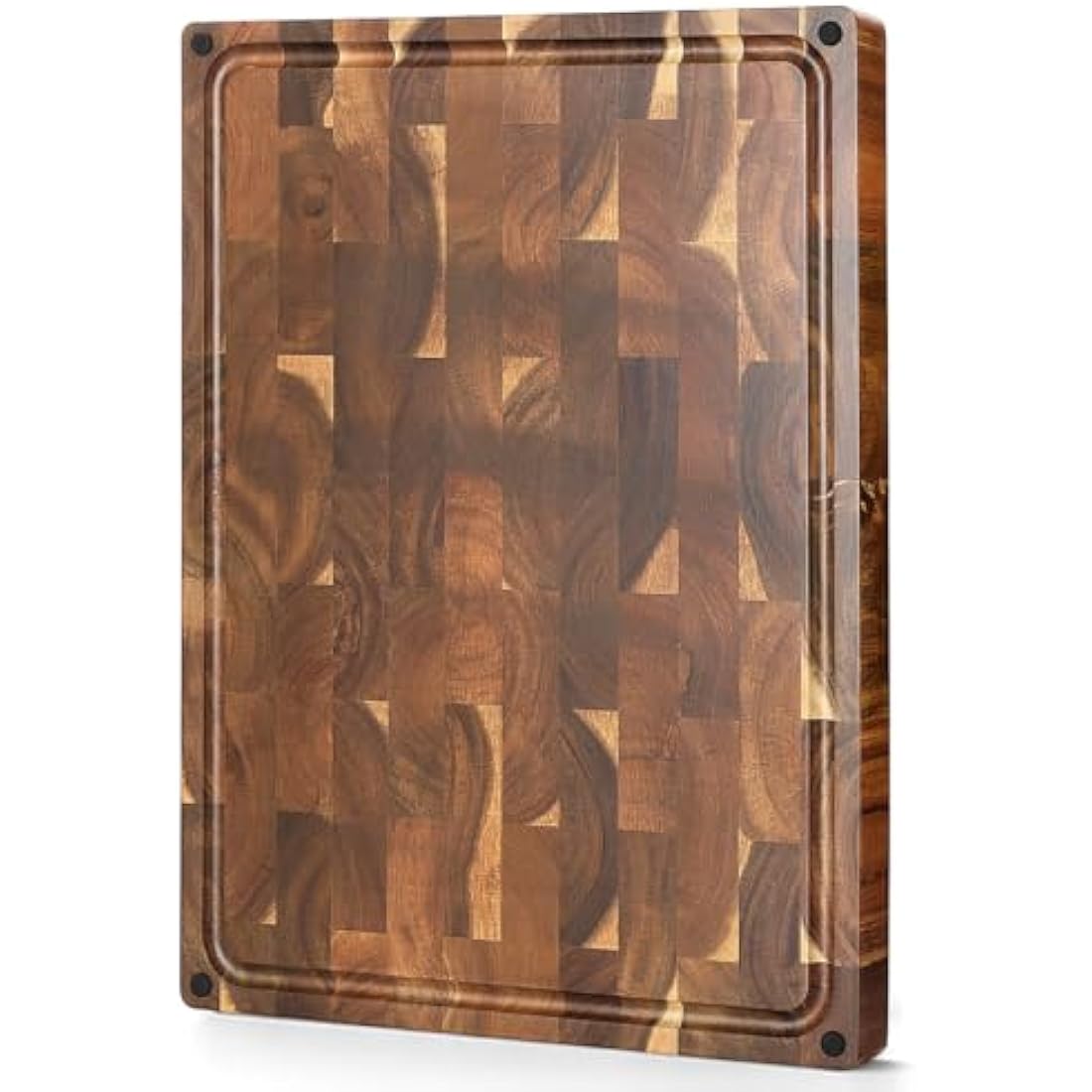 XINZUO Large Thick End Grain Acacia Wood Cutting Board