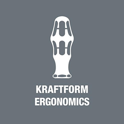 Wera 051019 Kraftform compact 20a bit set, black green