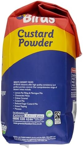 Bird's Original Homemade Taste Instant Custard Powder Dessert Mix, 3 Kg Tub(Pack of 1)