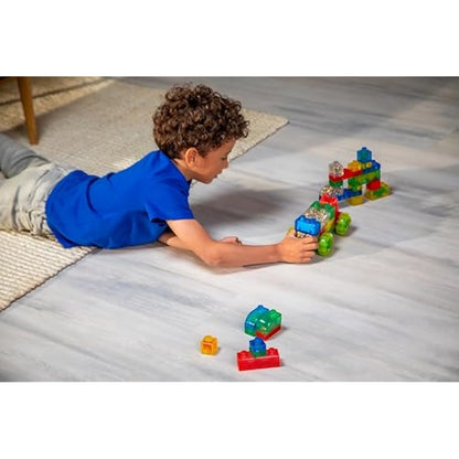 Jelly Blox Vehicle Kit - Includes 35 Blocks - Toddler & Preschool Building Blocks Kids Can Squeeze, Stretch, Squish - Safety Tested & Ouch-Free - Tactile, Sensory Play Toy for Ages 2 Plus