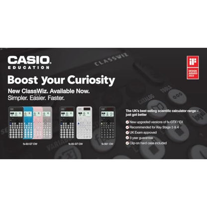 Casio fx-83GTCW Black Scientific Calculator