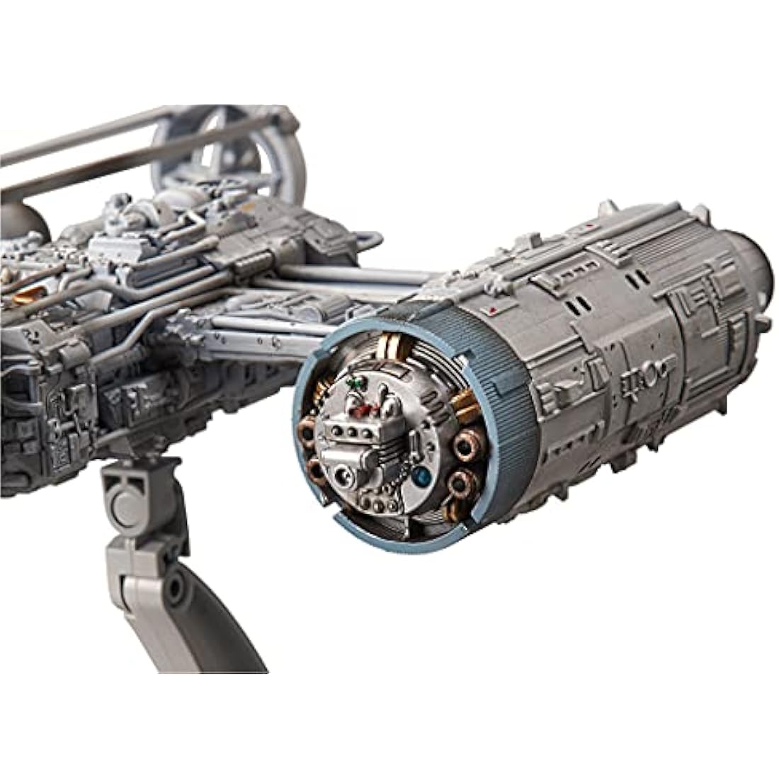 Revell 01209 Y-Wing Starfighter Bandai (Click System) 1:72 Scale Unbuilt/Pre-coloured/Click-Together (Non-Glue) Plastic Model Kit
