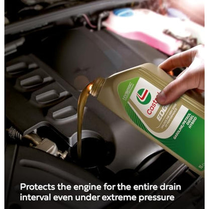Castrol EDGE 0W-20 C5 Engine Oil 1L, Gold