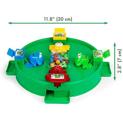EPHIIONIY Bambiya Hungry Frogs Family Board Game – Intense Game of Quick Reflexes – 4 Player Classic Board Games Fun, Includes All Pieces Needed to Play – Frog Toy for Kids 3 Years and Older