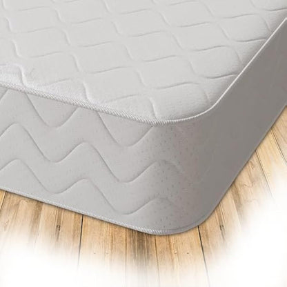 Starlight Beds Cooltouch Hybrid Small Single Mattress – Memory Foam Mattress with Springs, Maximum Value, 18cm Deep, Plush, White,(75cm x 190cm)