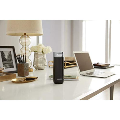 Contigo Luxe Autoseal Travel Mug, Stainless Steel Thermal Mug, Vacuum Flask, Leakproof Tumbler, dishwasher safe, Coffee Mug with BPA Free Easy-Clean Lid