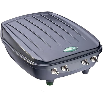 Blagdon Pond Water Oxygenator Kit, 4 Outlet Aeration Air Pump for Medium Ponds up to 4000 litres,Black