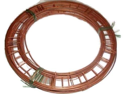 Artificial Floral Supplies Pack of 20 Flat Wire Wreath Ring Frames 8" 10" 12" 14" 16" Christmas Memorial Wreath Craft (20 Rings x 12" (30cm))