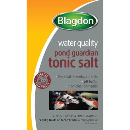 Blagdon Guardian Pond Tonic Salt, for Fish Health, Water Quality, General Tonic, pH Buffer, 9.08kg, treats 9,092 litres