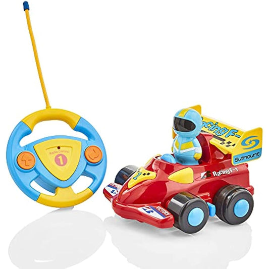 Tippi My First F1 Remote Control Car For 1, 2, 3 Year Olds - Car Toy for Toddler Boys or Girls - For Kids Age 1-3, Suitable for Children Age 18 Months +