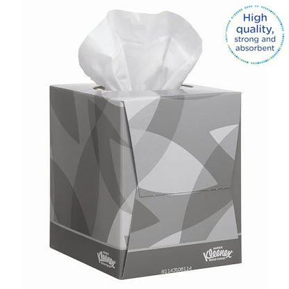 Kleenex Facial Tissue Box 8834 - Soft, Strong and Absorbent - 12 x 88 (1056 Facial tissues) White, 2-ply, Fragrance-Free