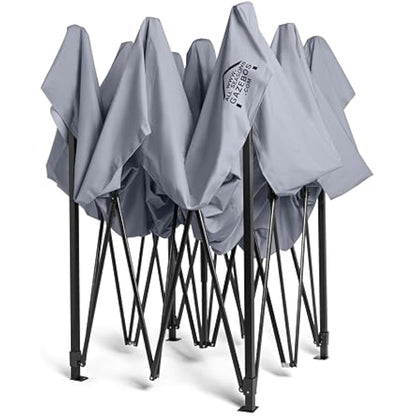 All Seasons Gazebos 3x3m Heavy Duty Fully Waterproof Pop up Gazebo With Accessory Pack - Metallic Grey
