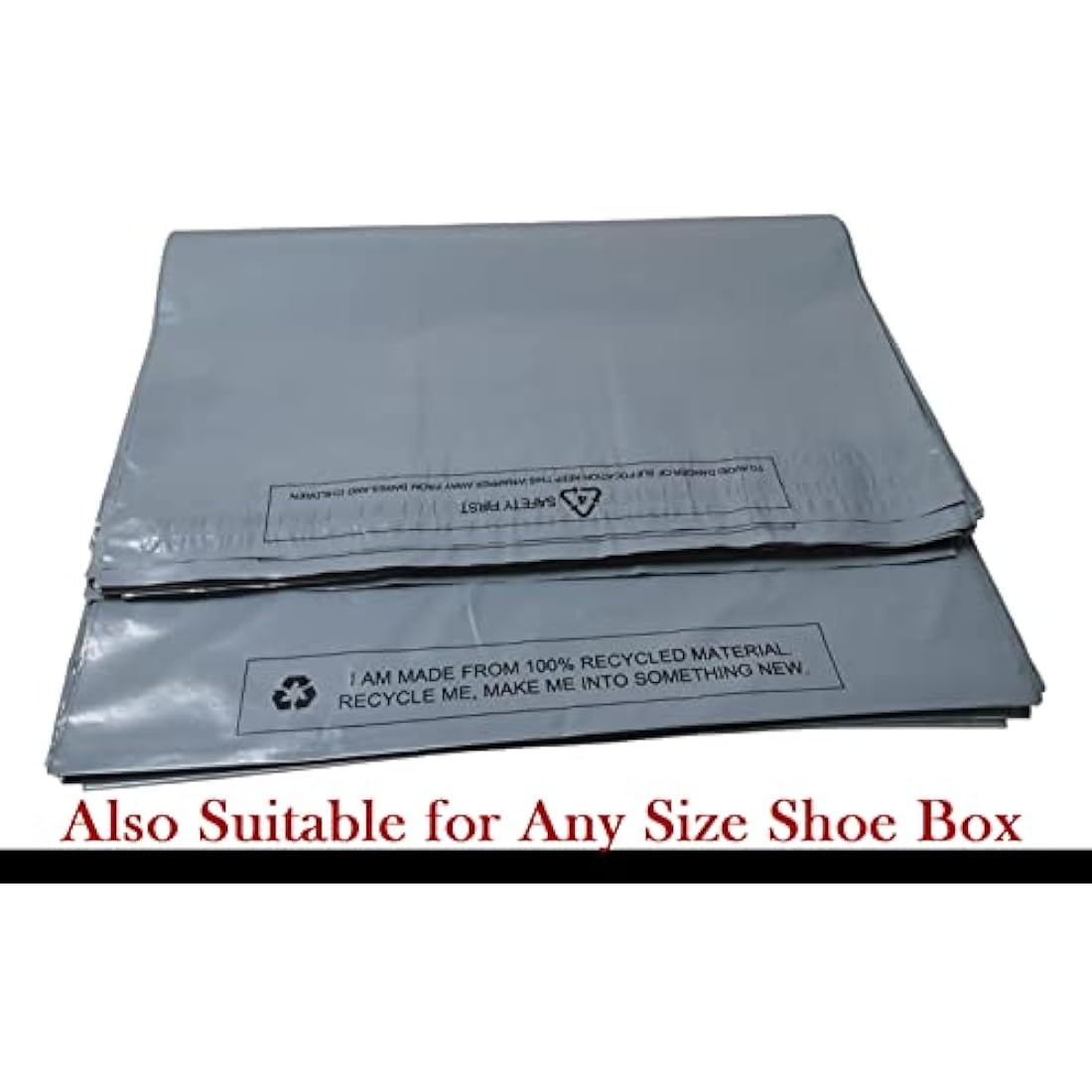 MSDS-SOLUTIONZ 25 Pack Grey Mailing Poly Postal Self Seal Bags 17''x22'' Size Postage Packaging Mailers Posting Shipping Post Parcels Package Bags