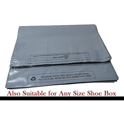 MSDS-SOLUTIONZ 25 Pack Grey Mailing Poly Postal Self Seal Bags 17''x22'' Size Postage Packaging Mailers Posting Shipping Post Parcels Package Bags