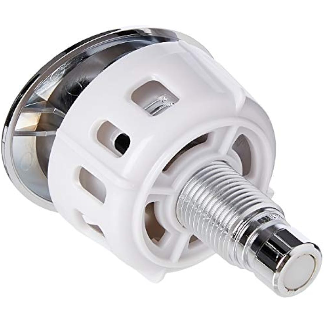 VeeBath Toilet Flush Button Replacement, Dual Double Flush System Oval Push Button for Ideal Cistern Tank