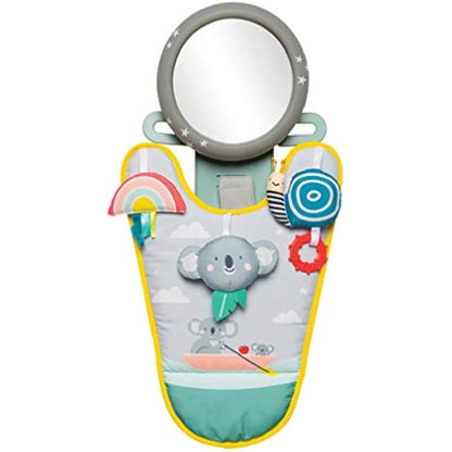 Taf Toys Koala in Car Play Centre. Rear Facing Kick Mat with Hanging Sensory Toys. Easy to Fit Baby Car Travel Activity Centre. Suitable for Boys & Girls from Birth