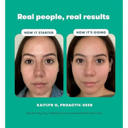 Proactiv Gentle 30 Day Facial Cleanser 3-Step Routine, 1 x Mineral Sulfur Cleanser 60 ml, 1 x Azelaic Pore Perfector 30 ml, 1 x BHA Smoothing Hydrator 30 ml (Pack of 1)