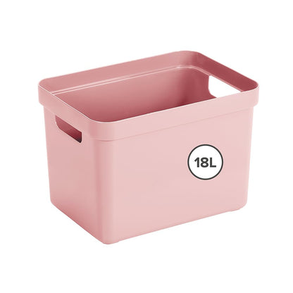 SUNWARE perfectly organised Sigma home storage box 18L pink