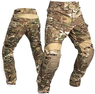 Paintball Equipment Emerson Gen3 Combat Pants Airsoft Tactical BDU Trousers with Knee Pad Multicam MC