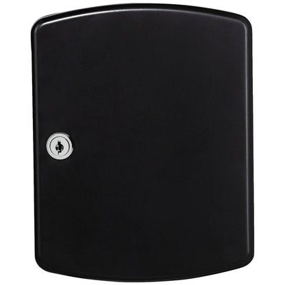BURG-WÄCHTER, Key Cabinet, 24 Hooks, Sheet Steel, Height: 255 mm, KB 24 S, Black