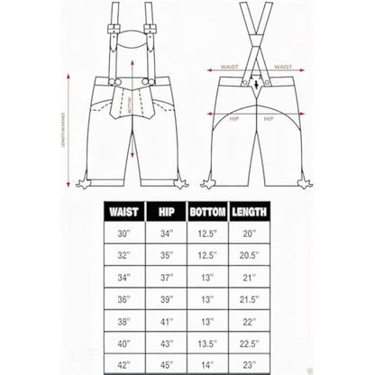 Men,s Lederhosen Bavarian Real Suede Leather with Matching Suspenders Shorts (UK 30 inch/EUR 46, Brown)