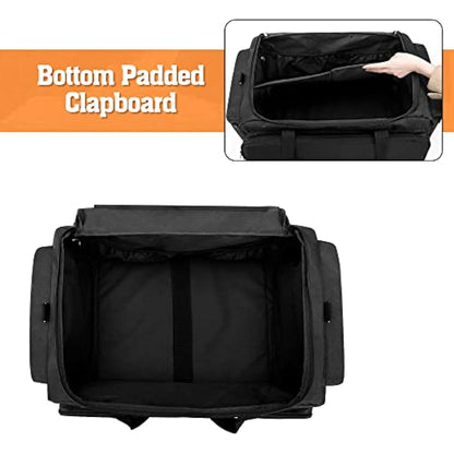 DSLEAF RC Storage Bag for 1/8 or 1/10 Car, Protective RC Carry Case with Multi Pockets for Batteries, Charger, Tools and Other Accessories, Patented Design