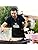 APRONPANDA Mens BBQ Grilling Kitchen Aprons-May The Forks Be with You, Novelty Funny Cooking Apron for Movie Fans, Black Chef Apron, Christmas Gifts for Him, Men, Husband, Boyfriend, Son