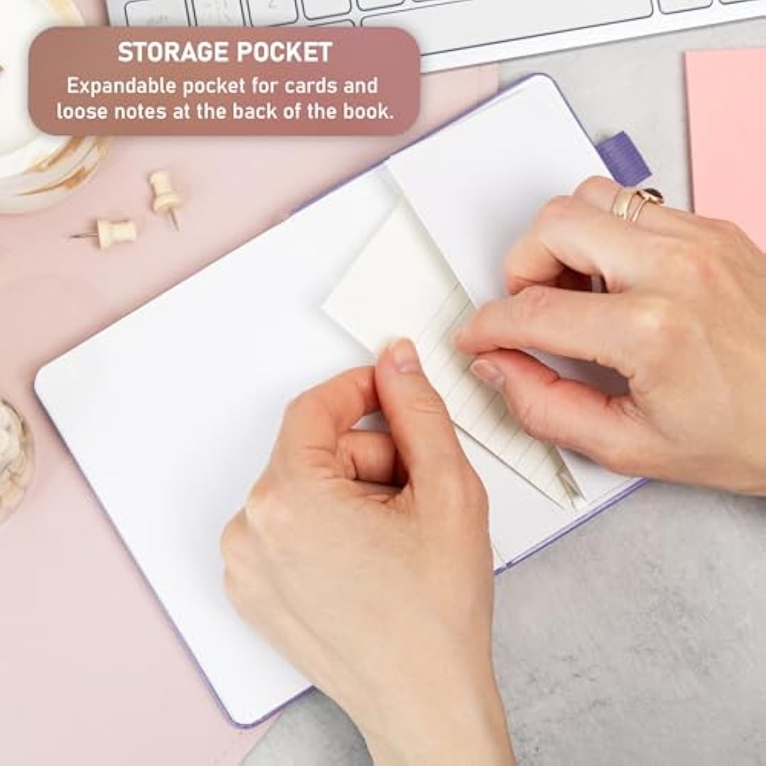 GoGirl Password Book with Alphabetical tabs – Internet Address & Password Keeper Logbook for Password Organization, Journal Notebook for Saving Website Logins. Small Size 11 x 14.5cm - Lavender