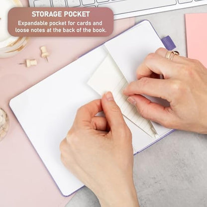 GoGirl Password Book with Alphabetical tabs – Internet Address & Password Keeper Logbook for Password Organization, Journal Notebook for Saving Website Logins. Small Size 11 x 14.5cm - Lavender