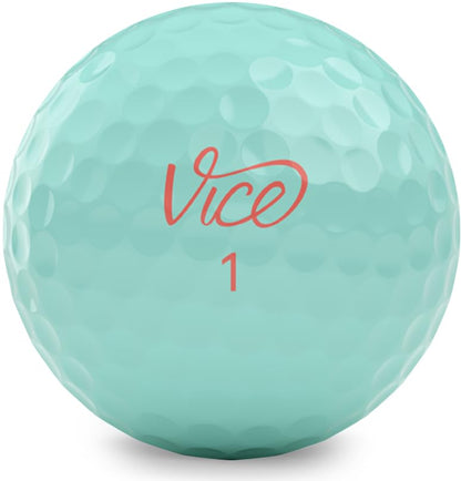 VICE Golf PRO Soft HUE Blue Light | 12 Golf Balls