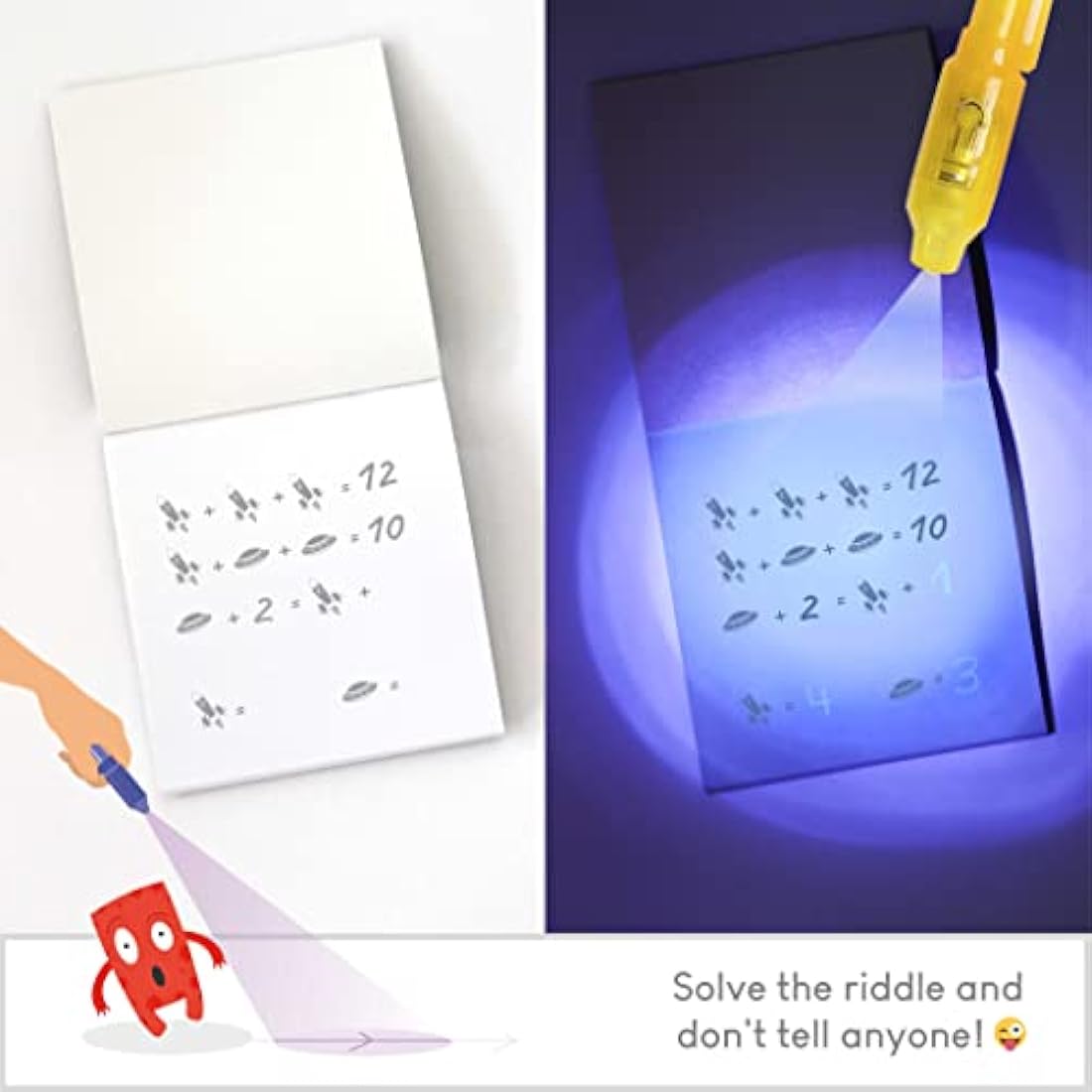 BONNYCO Invisible Ink Pen and Notebook, Pack 16 Space Party Bag Fillers for Kids, Pinata Toys | Birthday Decorations | Stocking Fillers for Kids Birthday | School Prizes, Space and Universe Gifts